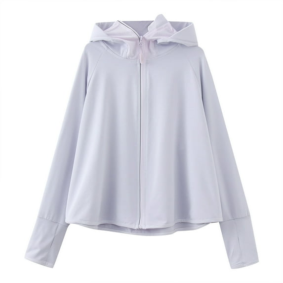 TAIAOJING Girls and Toddlers' Full-Zip Jacket Summer Boys Long Sleeve Sun Proof Outdoor Breathable Light Light Air Conditioning Coat 3-4 Years