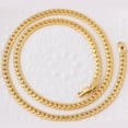 thumbnail image 1 of TAIAOJING Gold Jewelry Cuban Filled Women Men Link Necklace Chain Fashion Curb Necklaces Pendants, 1 of 2