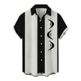 thumbnail image 1 of TAIAOJING Hawaii Shirts For Men Summer Casual Loose Print Shirt Button Down Short Sleeve Shirt, 1 of 6