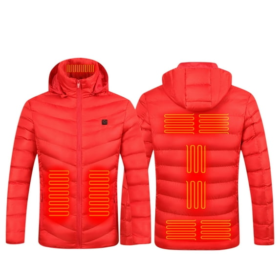 TAIAOJING Heating Vest Usb 9 Piece Male And Female Charging HeatingHeated Coat Cotton Heating Heated Coat