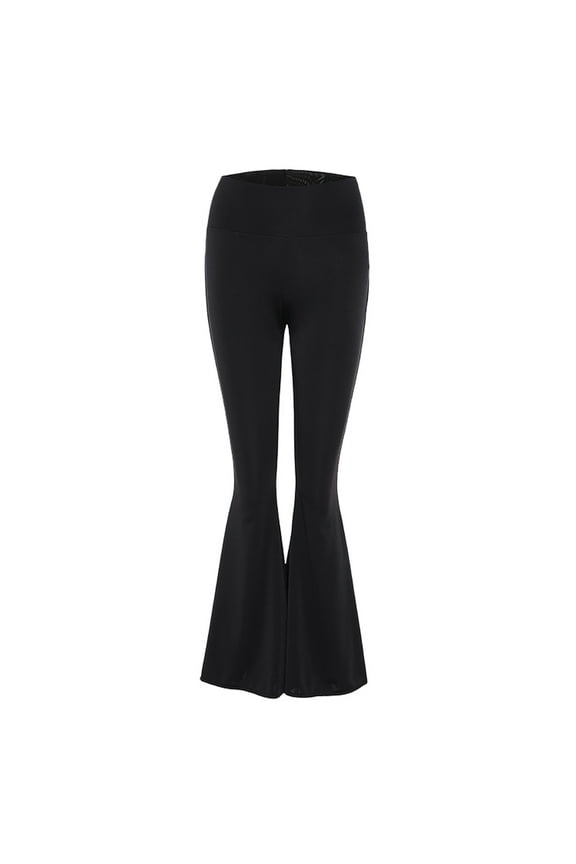 High Waisted Leggings for Women Casual Wide Leg Long Palazzo Bell Bottom Seamless Leggings Yoga Pants