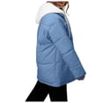 thumbnail image 1 of TAIAOJING Jackets For Women 2022 Long Winter Vest Coat With Hood Warm Down Coat With Pockets Quilted Jacket, 1 of 3