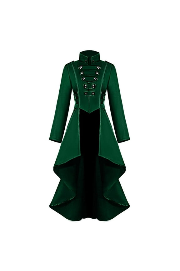 Jackets For Women Jacket Tailcoat Coat Gothic Button Steampunk Lace Corset Coat