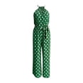 thumbnail image 1 of TAIAOJING Jumpsuits For Women Summer Pants Loose Wide Leg Fashion Polka Dot Jumpsuit Simple And Exquisite Design, 1 of 2