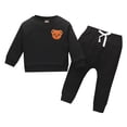 thumbnail image 1 of TAIAOJING Kid Toddler Boy Clothes Baby Girls Winter Ribbed Long Sleeve Bear Prints Shirt Tops Pants 2PCS Outfits Set Cute Clothes 12-18 Months, 1 of 6