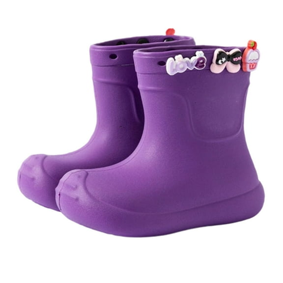 TAIAOJING Kids Boys Boots For School Outdoor Rainy Day Low Tops Toddler Shoes Non- Comfortable Lightweight Durable All Season Footwear For Ages 2-9 Soft C