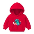 thumbnail image 1 of TAIAOJING Kids Boys Girls Zip Up Hoodie Sweatshirt Toddler Hoodie Girls Boys Cartoon Pullover Baby Dinosaur Tops Girls Tops 5-6 Years, 1 of 3