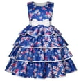thumbnail image 1 of TAIAOJING Kids Dress Girls Birthday Sleeveless Mesh Cake Princess Flower Girl Dresses Wedding Kids, 1 of 5