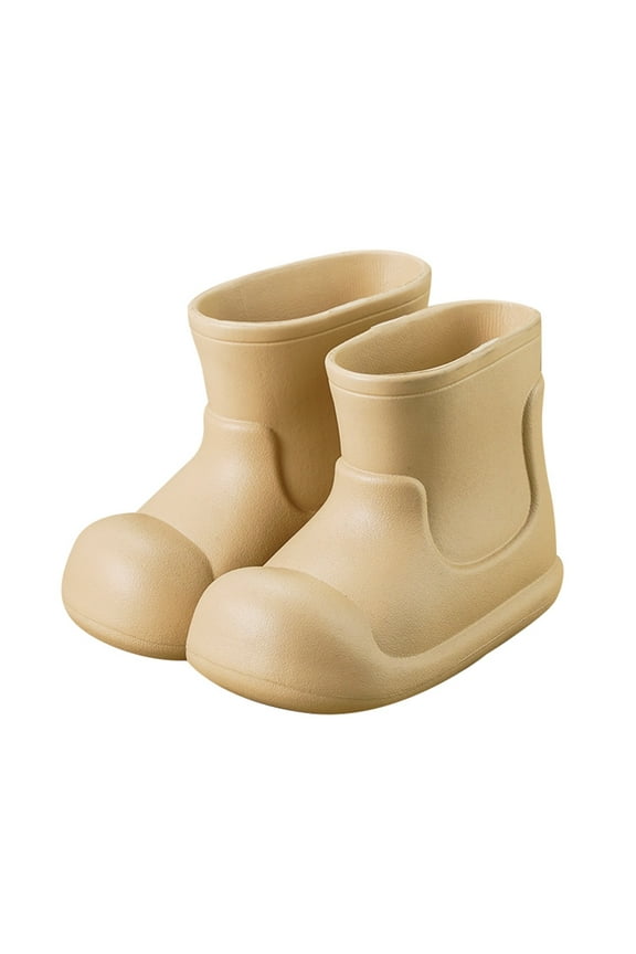 Kids Rain Boots Shoes For Boys Non- Lightweight Comfortable Outdoor Play Shoes Toddler To Youth Sizes Classic 2-3