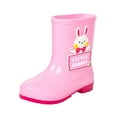 thumbnail image 1 of TAIAOJING Kids Rain Boots For Boys Girls Children Cute Cartoon Waterproof Soft Bottom Non- Rainboots, 1 of 4