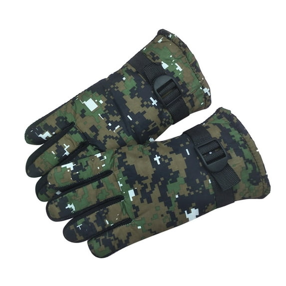 TAIAOJING Kids Winter Snow Ski Gloves Kids Winter Warm Windproof Cold Weather Outdoor Sports Gloves For Boys Girls Snow Gloves Ski Gloves