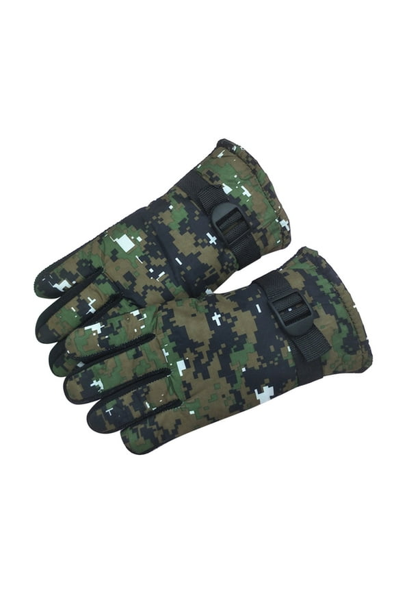 Kids Winter Snow Ski Gloves Kids Winter Warm Windproof Cold Weather Outdoor Sports Gloves For Boys Girls Snow Gloves Ski Gloves