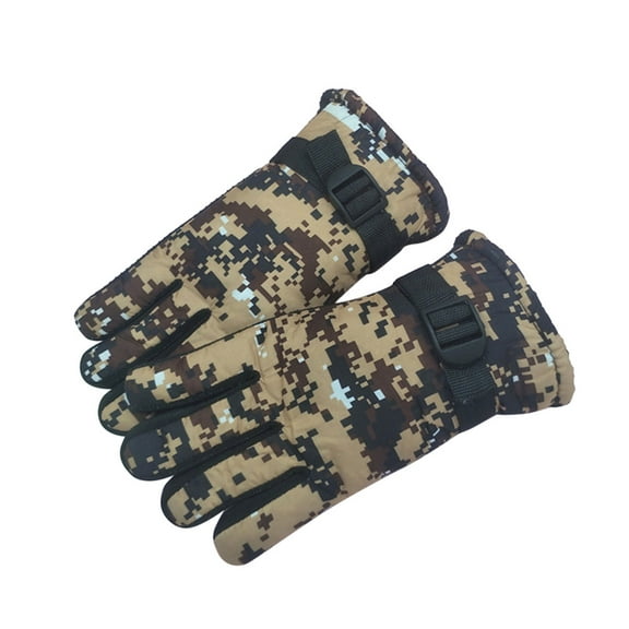 TAIAOJING Kids Winter Snow Ski Gloves Kids Winter Warm Windproof Cold Weather Outdoor Sports Gloves For Boys Girls Snow Gloves Ski Gloves