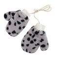 thumbnail image 1 of TAIAOJING Kids Winter Warm Sports Gloves Boys Thickening Snow Outdoor Girls Pattern th Leopard Gloves, 1 of 3