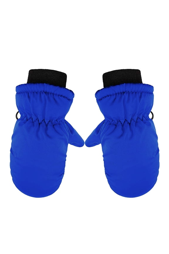 Kids Winter Warm Windproof Outdoor Sports Gloves Baby Toddler Skiing Snow Gloves Boys For Girls Water-proof Gloves Mittens