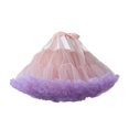 thumbnail image 1 of TAIAOJING Ladies Mesh Tutu Skirt Lengthened Double Layer Short Skirt Dance Skirt Bustier Skirt, 1 of 3