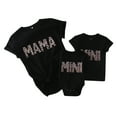 thumbnail image 1 of TAIAOJING Mama and Mini Shirts Clothes Letter Girls MAMA Letter Print Short Sleeve For Kids Romper Summer Short Bodysuit Girls Romper&Jumpsuit 1-2 Years, 1 of 9