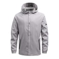 thumbnail image 1 of TAIAOJING Men's Cargo Jacket Autumn And Winter Solid Casual Simple Coat Sports Zipper Pocket Flying Jacket Baseball Clothes, 1 of 8