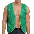 thumbnail image 1 of TAIAOJING Men's Carnival Vest St. Patrick's Day Vest Performance Vest, 1 of 4