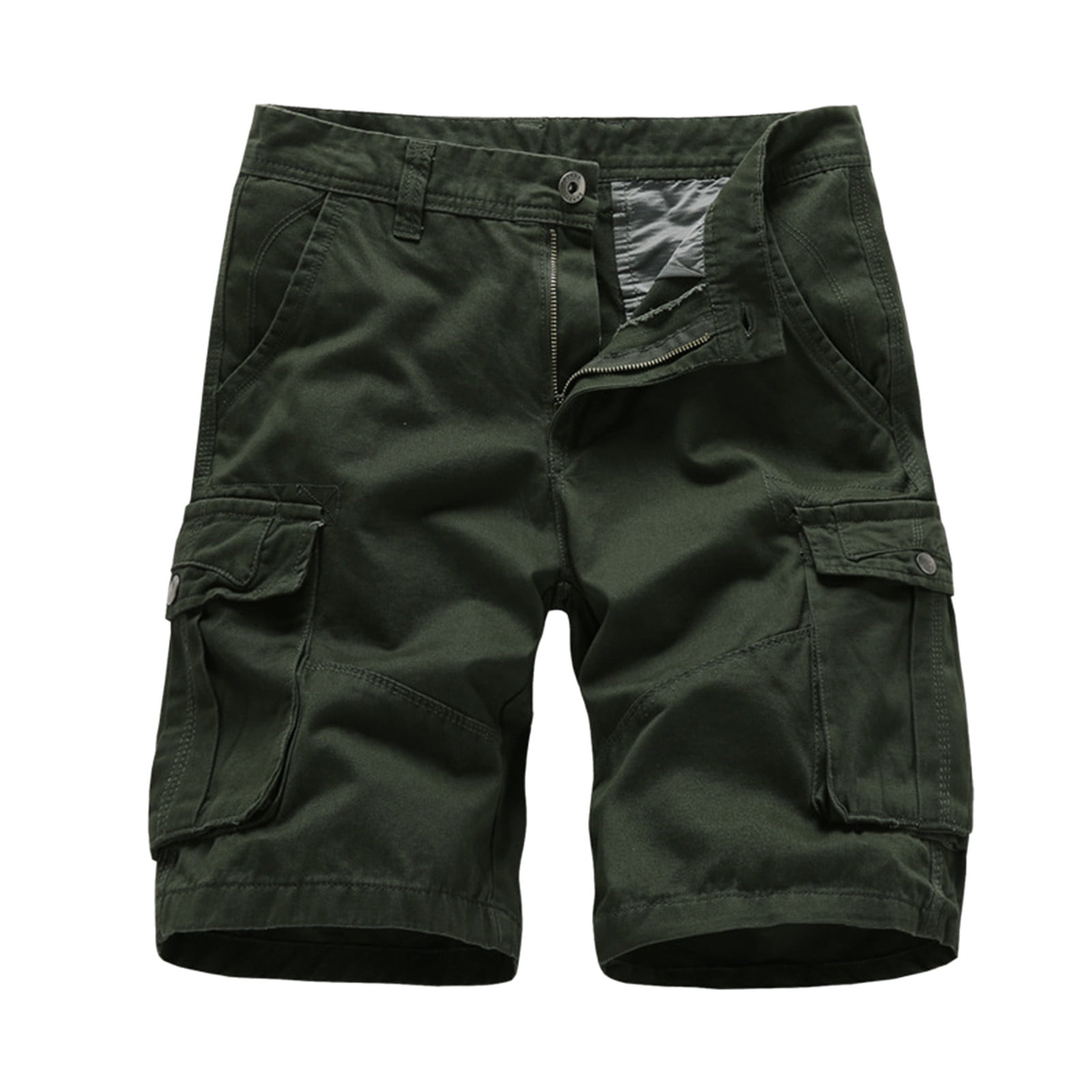 ON SALE!! Men's Casual Fashion Chino Cargo Shorts Pants Multi Pockets  Trousers 