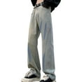 thumbnail image 1 of TAIAOJING Men's Classic Loose Fit Straight Leg Stretch Denim Jeans Leg Relaxed Fit For Comfort Denim Jeans for Men, 1 of 8