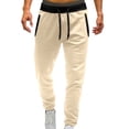 thumbnail image 1 of TAIAOJING Men's Jogger Pant Mid Waisted Solid Pants Casual Jogging Sports Elastic With Pockets Pants, 1 of 7