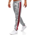 thumbnail image 1 of TAIAOJING Men's Sweatpants, Splicing Printed Overalls Casual Pocket Sport Work Casual Trouser Pants Trousers, 1 of 9