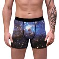 thumbnail image 1 of TAIAOJING Mens Boxer Briefs Slim Breathable Flat Casual Print Sports Pants Men's underwear, 1 of 3