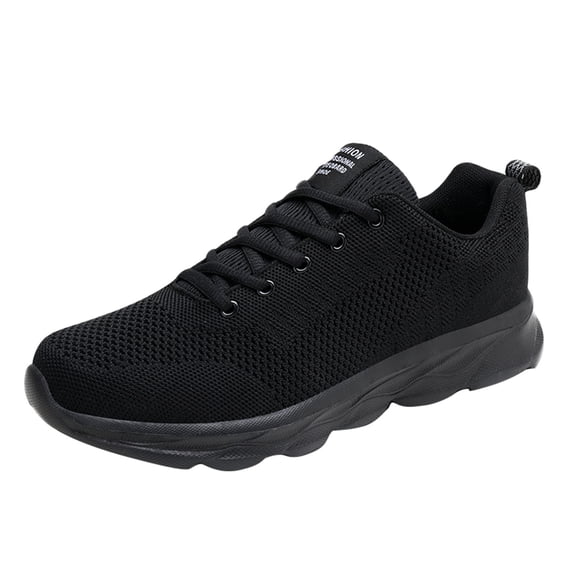 TAIAOJING Mens Sneakers Mens Lightweight Comfortable Sports Lace Up Running Shoes Sneakers Zapato