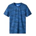 thumbnail image 1 of TAIAOJING Mens Streetwear Style T-Shirts Summer Casual O-Neck Fitness Sport Fast-Dry Breathable Top Blouse Cotton Shirt, 1 of 5