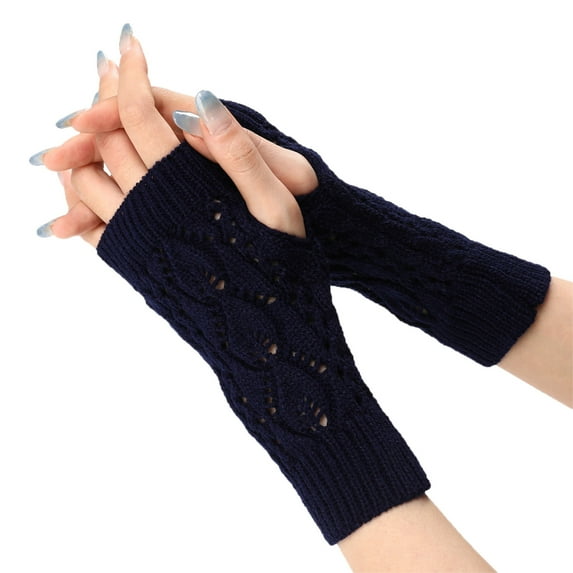 TAIAOJING Mittens For Women Winter Gloves For Warm Glove Windproof Elastic Texting Black Gloves Warm Lined Gloves