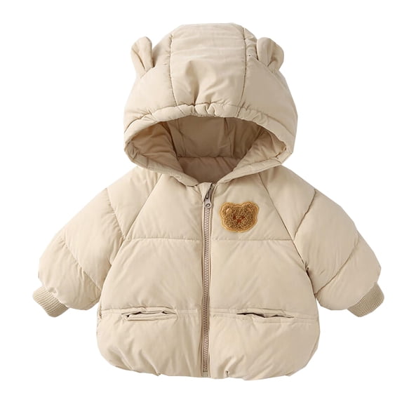TAIAOJING Down Puffer Jacket for Girls Boys Kids Toddler Baby Clothes Boy Padded Coat Coat Winter Winter Baby Girl Padded Warm Down Spring Fall Jackets Parka 18-24 Months
