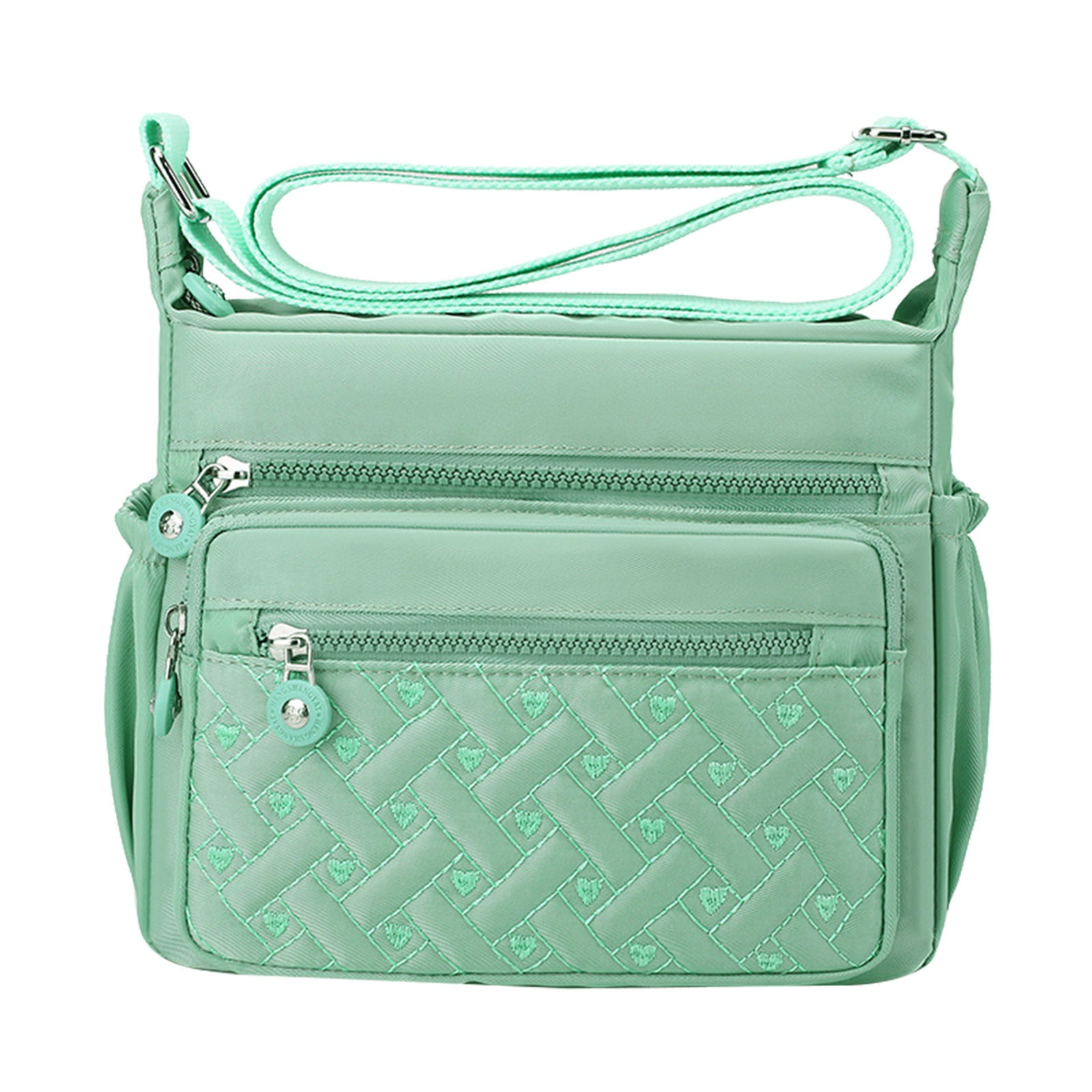 TAIAOJING Womens Handbags Multiple Pockets Pocket Casual Crossbody Shoulder Messenger Bag for Travel Hiking Daily