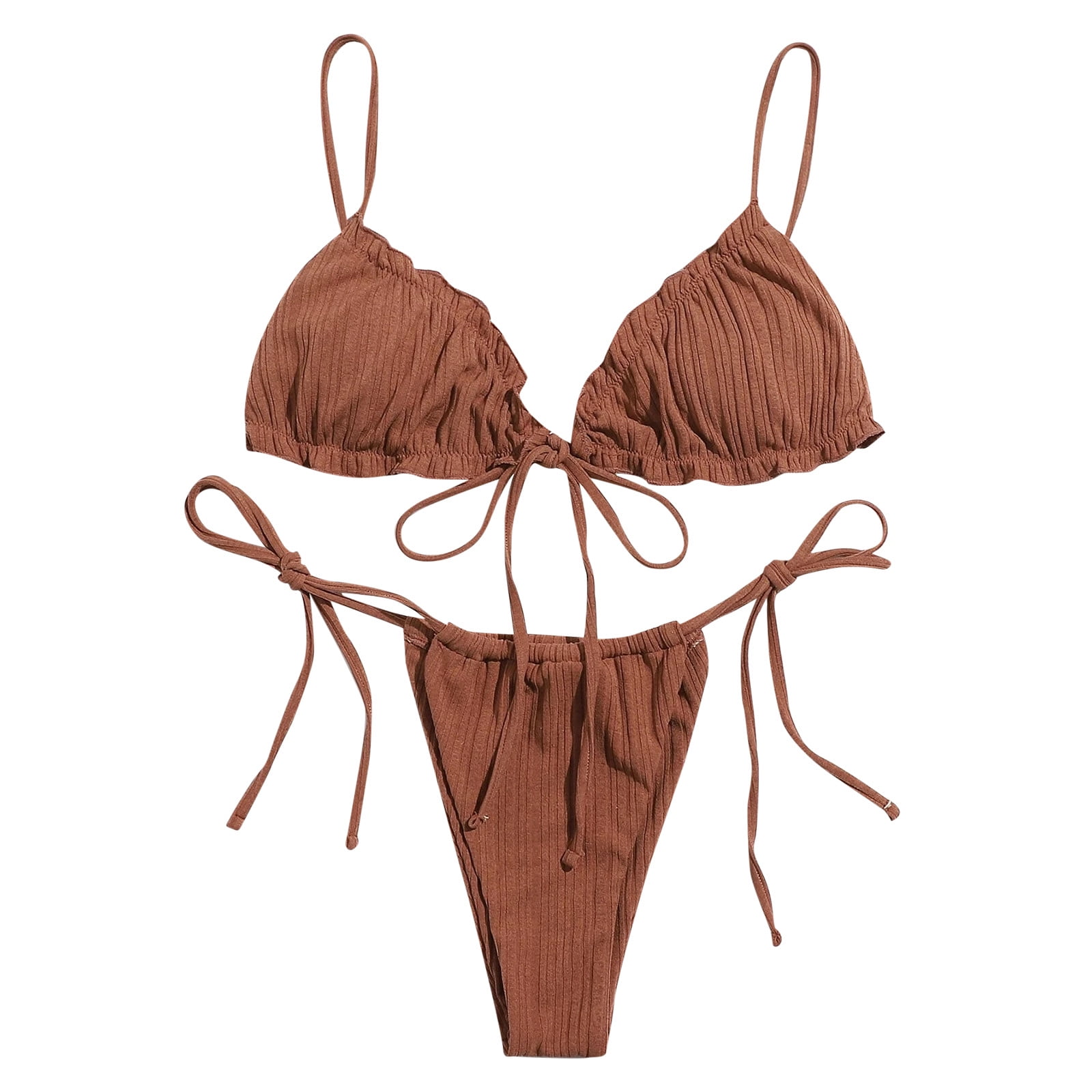 Women High Waist Bikinis Swimwear Swimuit Female R... - Vicedeal - View #7
