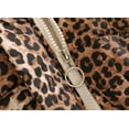 thumbnail image 1 of TAIAOJING Toddler Baby Girl Jacket Boys Sweater Suit Leopard Print Warm Soft Jacket Hooded Windproof Soft Coat Fall Winter Clothes 6-7 Years, 1 of 9