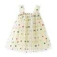 thumbnail image 1 of TAIAOJING Toddler Baby Girls Floral Dress Girls Sleeveless Embroider Tulle Holiday Party Dress Dance Party Dresses Clothes For 5-6 Years, 1 of 5