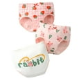 thumbnail image 1 of TAIAOJING Toddler Baby Girls Underwear Printed Cute Cartoon Print Underpanties Briefs Children Trunks 3-Pack Comfort Underwear 110, 1 of 3