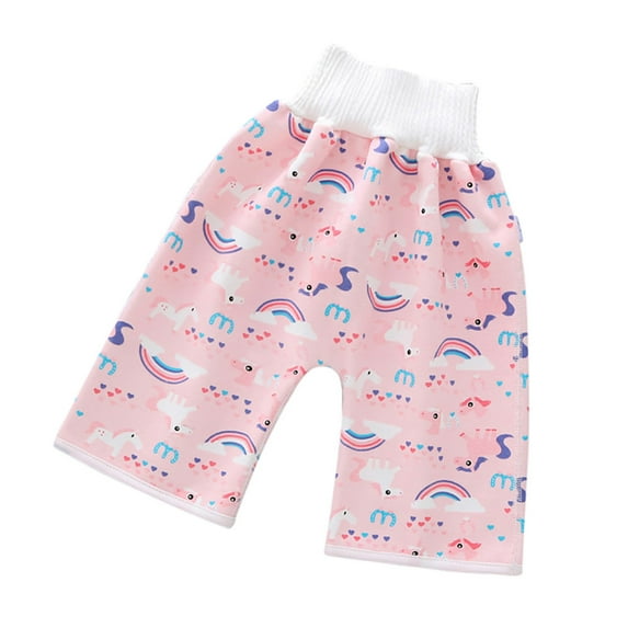 TAIAOJING Toddler Baby Kids Waist Elastic Diaper Shorts Comfy Loose Children's Leakproof Waterproof And Girls Pants Trendy Clothes, M