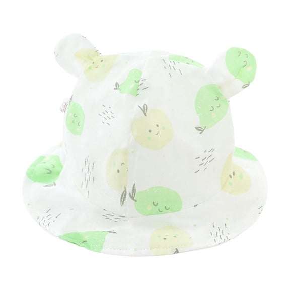 TAIAOJING Toddler Baby Sun Hat For 3-12 Months Outdoor Summer Sunshade Cap Soft Breathable Lightweight Adjustable Breathable 0-3M