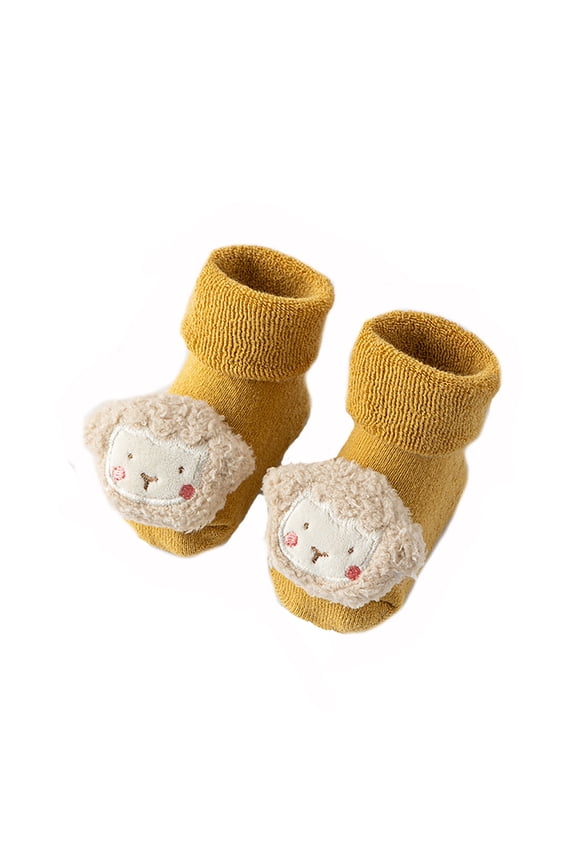 Toddler Baby Winter Socks Glue Dispensing Floor Socks Floor Onesie Socks Cozy Child Daliywear 0-6 Months