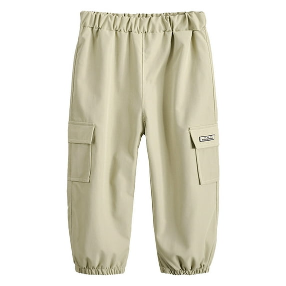 TAIAOJING Toddler Boys Casual Pants For Summer And Fall For School Parties And Yoga Comfortable And Versatile Children’s Trousers For Ages 6 Months To 10 Years Holiday 5-6Y