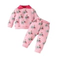 thumbnail image 1 of TAIAOJING Toddler Boys Girls Long Sleeve Personality Prints T-Shirt Pullover Tops Pants Outfits Sets Lovely 3-6M, 1 of 9