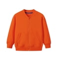 thumbnail image 1 of TAIAOJING Toddler Boys Girls Long Sleeve Winter Outwear Jacket Coat Solid Color Pocket Baseball Sport For 4-5 Years, 1 of 4