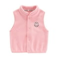 thumbnail image 1 of TAIAOJING Toddler Boys Girls Winter Cartoon Vest Coat Jacket Child Warm Fleece Outerwear Sleeveless Jacket For 3-4 Years, 1 of 5