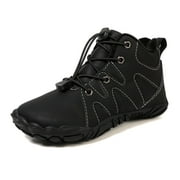 TAIAOJING Toddler Child Five Finger Warm Thick Winter Shoes Boys Girls Shoes Kids Snow Boots Trendy Footwear 4.5-5 Years