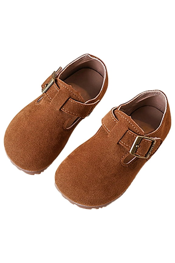 Toddler Child Leather Shoes Spring 2025 New Girls Shoes Pig Bapi Small Fragrance Wind Fashion Shoes Child Shoes Fashionable 22