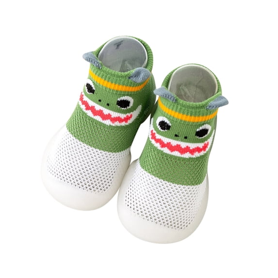 TAIAOJING Toddler First Walker Sock Shoes Cute Deer Rabbit Pattern Children Mesh Breathable Floor Sneakers Non- Shoe
