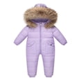 thumbnail image 1 of TAIAOJING Toddler Girl Boy Solid Color Snow Pants Thick Winter Warm Kids Pants Girl Activewear Clothes Snow Wear 2-3 Years, 1 of 4