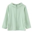 thumbnail image 1 of TAIAOJING Toddler Girl Boy Windbreaker Hooded Zip Jackets Summer Long Sleeve Sun Proof Clothing Solid Color Outdoor Breathable Light Coat Light Air Conditioning Clothes Outerwear Jackets 2-3 Years, 1 of 1