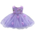 thumbnail image 1 of TAIAOJING Toddler Girl Sleeveless Dress Casual Girls Floral Embroidery Lace Pageant Gown Party Evening Dress Wedding Dress For Children Clothes Fashion Gift Clothes Outfit 12-18 Months, 1 of 1